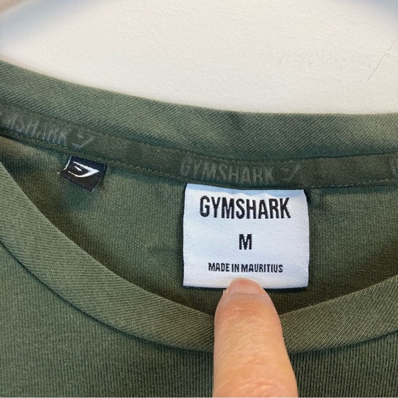 Gymshark  olive Green Size M Shirt - Picture 6 of 9